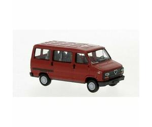 34902 Brekina HO Alfa Romeo AR6 Minibus Red 1982 Scale 1:87