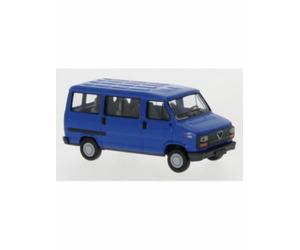 34903 Brekina HO Alfa Romeo AR6 Minibus Blue Color Year 1982 Scale 1:87