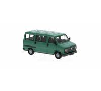 34904 Brekina HO Peugeot J5 Fiat Ducato Fr Bus Green Color Year 1982 Scale 1:87