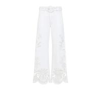 349731 Trousers - female - FARM Rio - Wide Trousers - White - W25 - Trousers W25