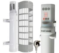 (34cm/60W, With Protective Guard) Mylek Digital Tubular Heater with Timer