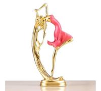 34cm Ornaments - Elegant Girl Dancing Lady Figurine Sculpture,Large Resin Statue Home Decor For Living Room,Tabletop,Office Desk,Bedroom Shelf | Handcrafted Artisan Gift For Birthday,Wedding(Red)