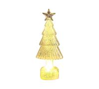 34cm Pink and Multicolour Candy Colour Glowing Plastic Large Christmas Tree Desktop Night Light with Battery for Holiday Display and Decoration Gift