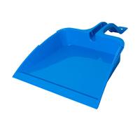 34CM Wide Commercial Blue Plastic Dustpan, Oversized Waste Collector
