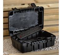 34cm X 21cm Large Black Outdoor Weatherproof Connection Box With Extension Cable - Samuel Alexander | TJ Hughes