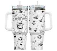 34HD 40 Oz Stainless Steel Tumbler, Hocus Gifts for Women, Sanderson Sister Gifts