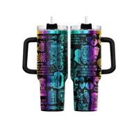 34HD Doctor Bigger Inside Funny 40 oz Tumbler with Handle, Healthcare Gift
