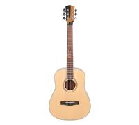34in Beginner Acoustic Guitar 6 String Folk Guitar Solid Spruce Top Musical Instrument for Beginners