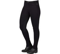 (34in, Black) Dublin Womens/Ladies Supa-fit Zip Up Gel Full Seat Jodhpurs