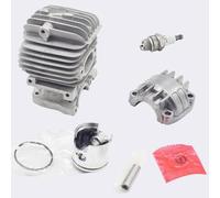 34mm Cylinder Piston Kit Fit for G2500 2500 25cc 25.4cc Top Handle Pruner Chainsaw for Zylinder for STIGA GGP Alpina A305 for TOPSUN