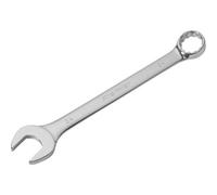 34mm Extra Large Combination Spanner - Durable Open Ended & 12 Point Metric Ring Wrench