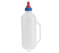 34OZ 1000ML Lamb Milk Bottle Baby Calf Goat Milk Feeder Bottle Milk Feeding Sheep Replacement Nursing Bottle with Hand Grip & Scale Screw on Teat Feeder Detachable Nipple