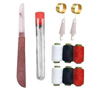 34PCS/37PCS Sewing Tool Set, Needles Thread Hand Repair Tools, Portable Multi-Purpose Needle and Thread Kit, Sewing Kit Gifts for Women B