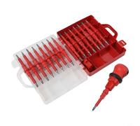 34PCS/Set Multi-Purpose Electricians Slotted Cross Screwdriver Bit Repaire Tools