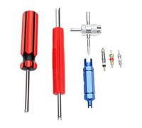 34pcs Tire Valve Core Removal Tool Kit Portable 4 Way Multi-Functional