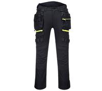 (34R, Black) Portwest Unisex Adult DX4 Detachable Holster Pocket Work Trousers