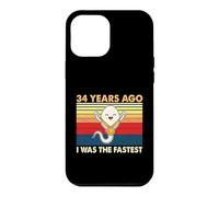34th Birthday 34 Years Ago I Was The Fastest Bday Case for iPhone 12 Pro Max