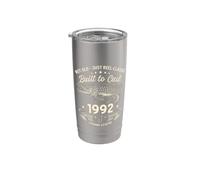 34th Birthday Fishing Gift Men Original 1992 Limited Edition Stainless Steel Insulated Tumbler