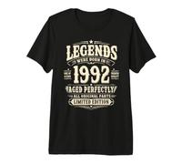34th Birthday Gift Man Woman Original Vintage 1992 34 Years Premium T-Shirt