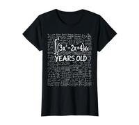 34th Birthday Integral Calculus Math Nerd Funny Value Graphic T-Shirt, Women, Black, S