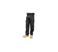 (34W) Click PCTHWBL30T Super Polycotton Work Trousers Black 30" Long