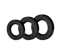 34x62x6mm TC Oil Seal - NBR Nitrile Rubber Double Lip with Spring, Metric Bearing Seal for Automotive, Machinery, Industrial Use, Pack of 4
