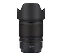 35 1.4 50 1.4 Camera Lens Protector Coat Protective Film Vinyl Wrap Skin Premium Sticker for Nikon Z 35mm F1.4 Z 50mm F1.4 for NIKKOR(Leather Black)