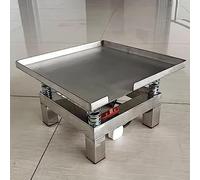 35 * 35CM Small Concrete Vibrating Table, 3000RPM Concrete Flat Plate Vibrator Vibrating Machine, Bench Test Block Vibration Platform Stainless Steel Mini Vibra