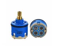 35/37mm Shower Cartridge, 4-Way Faucet Ceramic Disc Cartridges Replacement for Single Dual Handles Shower Faucet, 5-Way Ceramic Faucet Valve (AA-35MM-52MM)