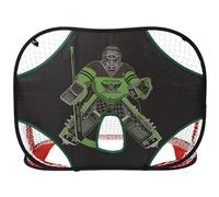 35.4 X 23.6 X 23.6 Inches Ice Hockey Target Net, Goalie Design with Corner Pockets, Oxford Fabric, for Youth and Adult Practice