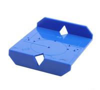 35/40mm Hinge Hole Drill Guide Template Jig for Cabinet Hinges Installation, ABS Plastic Hole Locator with 35mm Boring Guide, Blue