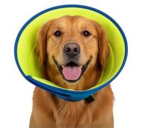 35-43cm Soft Dog Cone Collar After Surgery, Adjustable Pet Recovery E-Collar for Dogs and Cats, Breathable Protective Elizabethan Collar to Prevent Licking, Biting and Scratching Wounds (M)