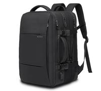 35-45L Carry On Backpack Weekender Travel Backpacks 17.3 inch Laptop Back Pack Business Expandable Bag for Men and Women, Black-45l, 45L US, Backpack