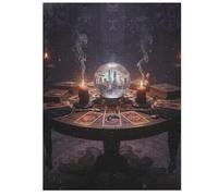 35/70/120/200/300/500/1000 Piece Wooden Puzzles for Adults - Fortune Teller Art Vertical Jigsaw - Premium Poplar Wood with Letter Partition - UV Printed DIY Wall Decor & Relaxing Gift