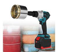 35/70mm Electric Oil Barrel Crimper Sealer - 200L Oil Drum Sealing Tool with Digital Display, Fast Charging in 1.5 Hours, Manual Crimping for Efficient Pressure Cap Sealing