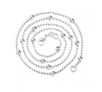 35-80cm Slim Thin Pure 925 Sterling Silver Chain Choker Necklaces Women Jewelry collares