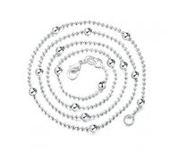 35-80cm Slim Thin Pure 925 Sterling Silver Chain Choker Necklaces Women Jewelry collares