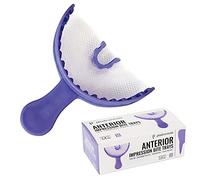 35 Anterior Disposable Dental Bite Registration Trays, Dental Impressions Trays for Teeth Molds, 1 Box of 35 Bite Trays