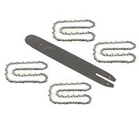 35 cm / 1.3 mm / 3/8" / 50 TG Guide bar + 4 Chains Compatible with Stihl 023 MS 230 Chainsaw