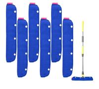 35 cm Microfiber Squeegee Cloth - KOKO'IN | Reusable Window & Mirror Wiper Sleeve | Fits 35 cm Cleaning Tools, Blue