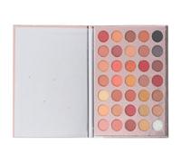 35 Color Eyeshadow Palette Matte Shimmer Plastic Cosmetic Kit | Brow Bone and Eyelids, Highly Pigmented Shades, Daily or Party Makeup, Smoky Looks