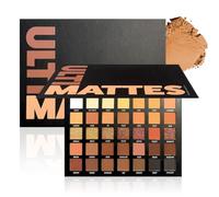 35 Colors Eyeshadow Palette, Eye Shadow Pallets for Women, Smudge-Proof Brown Eyeshadow, Long-Lasting Highly Pigmented Eye Shadows, Matte Shimmer Black Grey Dark Eye Shadows for Halloween Daily
