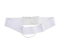 35'' Concealed Urine Test Kit, Comfortable Storage Belt with Catheter & Lightweight Urine Bag for Tests, Travel and Emergencies (White, Size M)