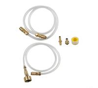 35" Hydraulic Steering Bleed Kit for Sea Star Systems with Quick Connect Fittings and Transparent Hose, Marine Boat Maintenance Tool