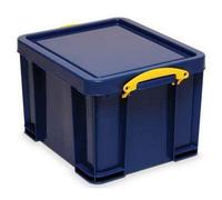 35 L Solid Blue Really Useful Storage Box - Pack Of 2