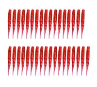 35 Lots Flexible Fishing Baits Double Color Floating Lures Simulate Nature for Freshwater Fishers Floating Saltwater Fishing