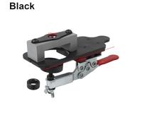 35 mm Concealed Hinge Drilling Template for Cabinet Doors - Adjustable Steel Drill Guide Locator with 3-7 mm & 10-15 mm Depth Settings, High-Carbon Steel Construction (Black)