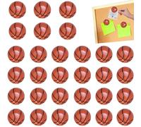 35 Pack Sport Ball Push Pins Basketball Thumb Tacks Mini Cute Basketball Pushpins Decorative Ball Cork Board Pins Map Tacks for Office Home Bulletin Board Cork Board