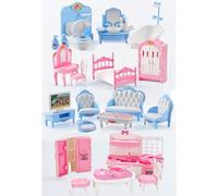 35 Pcs Dollhouse Furniture Accessories Set Mini House Furniture Small Dollhouse Miniature Furniture Play House Accessories 1:12 Tiny Kitchen Bedroom LivingRoom Bathroom Boy Girl Toddler3Y+