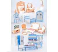 35 Pcs Dollhouse Furniture Accessories Set Mini House Furniture Small Dollhouse Miniature Furniture Play House Accessories 1:12 Tiny Kitchen Bedroom LivingRoom Bathroom Boy Girl Toddler3Y+